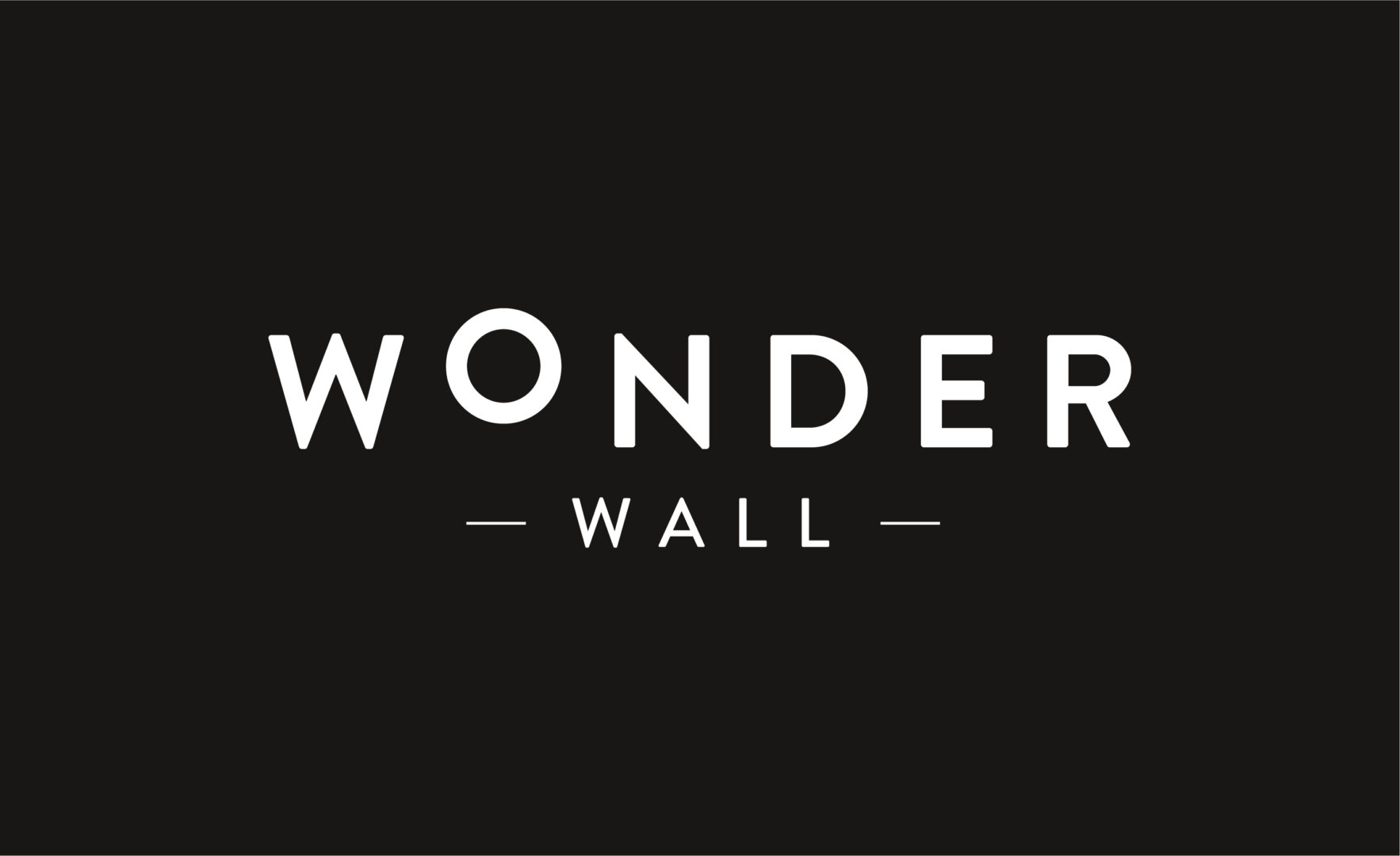 Wonder Wall typography font logo